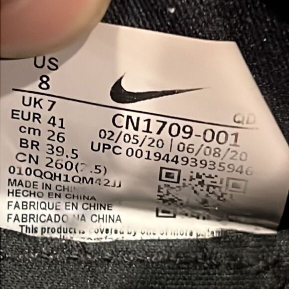 Nike Mens React Presto Flyknit Running Shoes men’s size 8 women’s size 9.5 GUC - Picture 8 of 8